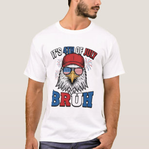 Diseño de camiseta patriótica Funny 4th of July Ea