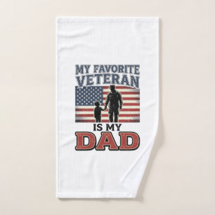 Diseño de camiseta patriótica Mi padre es mi veter