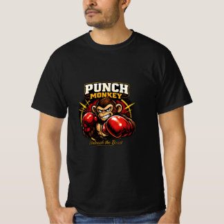Diseño de camiseta Punch Monkey