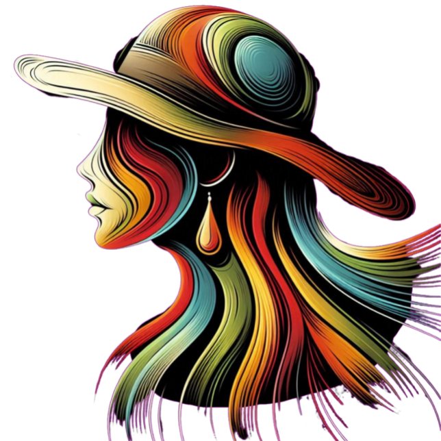 Diseño de camiseta Rainbow Lady (Rainbow Goddess )