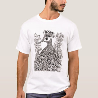 Diseño de camiseta Royal Peacock Radiance