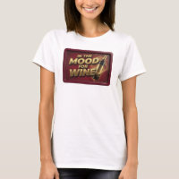 Diseño de camiseta Sharp Pink IN THE MOOD FOR WINE