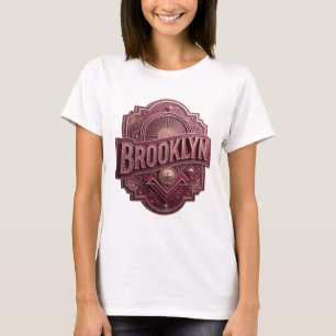 Diseño de camiseta Sharp Purple BROOKLYN