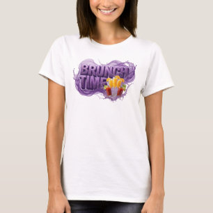 Diseño de camiseta Statement Purple BRUNCH TIME
