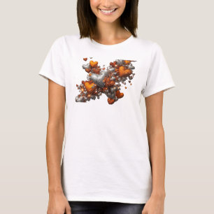 Diseño de camiseta Statement Red LOVE IS IN THE AI