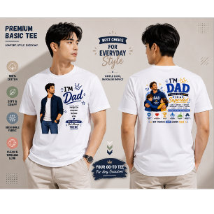 Diseño de camiseta Super Papá - Día del Padre