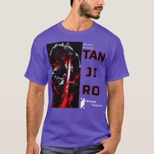 Diseño de camiseta Tanjiro Demon Slayer
