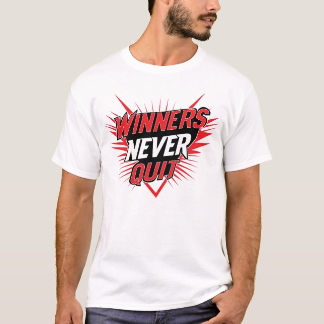 Diseño de camiseta tipográfica 'Los Ganadores Nunc (Anverso)