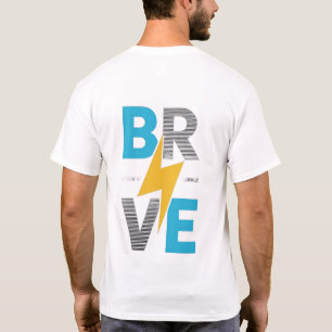 Diseño de camiseta tipográfica negrita en modo val