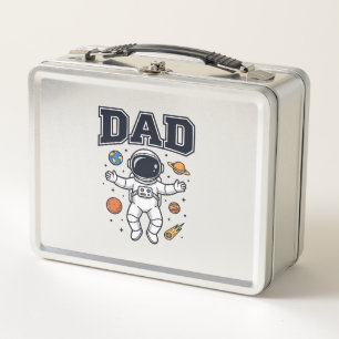 Diseño de camiseta vectorial de astronauta padre_1