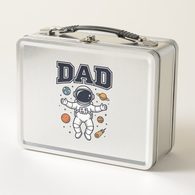 Diseño de camiseta vectorial de astronauta padre_1 (Anverso)