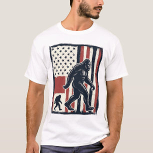 Diseño de camiseta vectorial de bandera de criatur