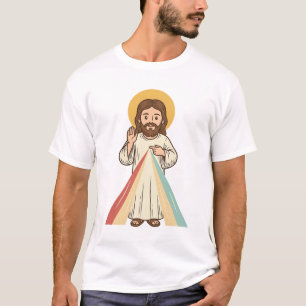 Diseño de camiseta vectorial de bendición religios