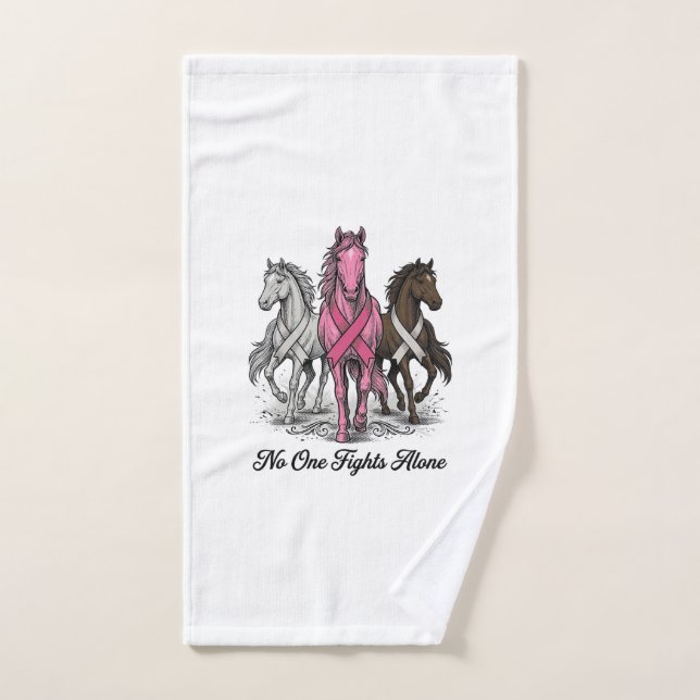 Diseño de camiseta vectorial de caballo de apoyo a (Toalla de mano)