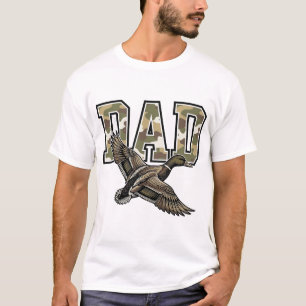 Diseño de camiseta vectorial de camuflaje de papá