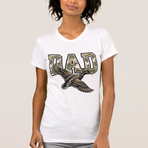 Diseño de camiseta vectorial de camuflaje de papá