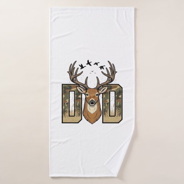 Diseño de camiseta vectorial de camuflaje para caz (Toalla de baño)