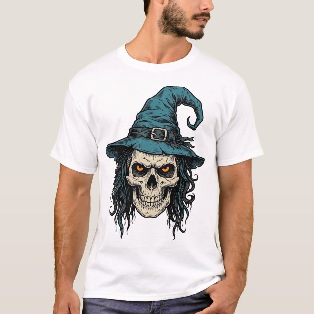 Diseño de camiseta vectorial de Halloween de calav (Anverso)