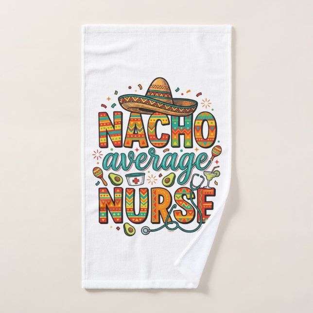 Diseño de camiseta vectorial fiesta de enfermera p (Toalla de mano)