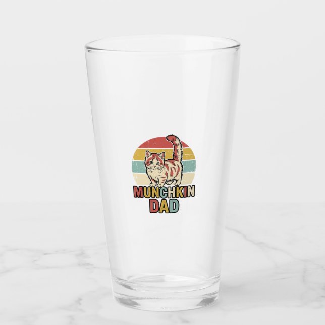 Diseño de camiseta vectorial para papá Munchkin am (Anverso)