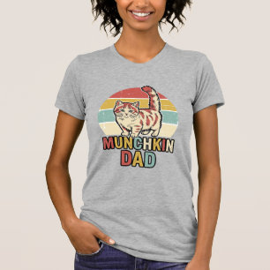 Diseño de camiseta vectorial para papá Munchkin am