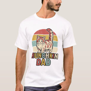 Diseño de camiseta vectorial para papá Munchkin am