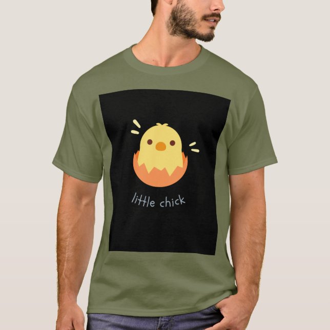 Diseño de camiseta verde de fatiga lindo (Anverso)
