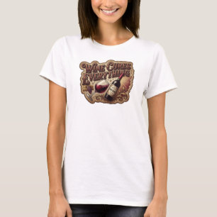 Diseño de camiseta VINO CURE TODO de Bold Gold