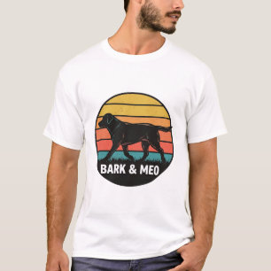 Diseño de camiseta Vintage Bark And Meo Dog Sunset