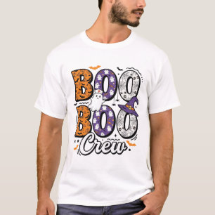 Diseño de camiseta vintage de enfermera de Boo Cre