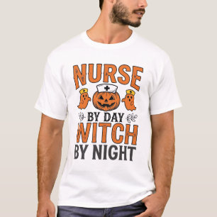 Diseño de Camiseta Vintage de Enfermera de Hallowe