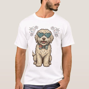 Diseño de camiseta vintage de fuegos artificiales