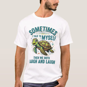 Diseño de camiseta vintage de tortuga divertida ha