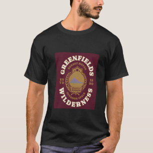 Diseño de camiseta vintage inspirada en la natural