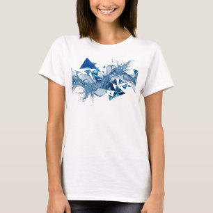 Diseño de camiseta WATER FLOW Witty Blue