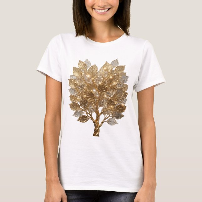 Diseño de camiseta WITTY SILVER ÁRBOL DE VIDA dora (Anverso)