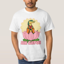diseño de camiseta Zen Gator