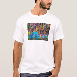 Diseño de camisetas a partir de pintura de arte or