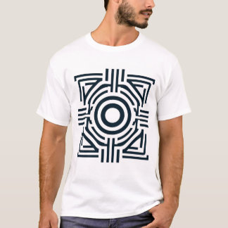 Diseño de camisetas abstractas inspiradas en el lo