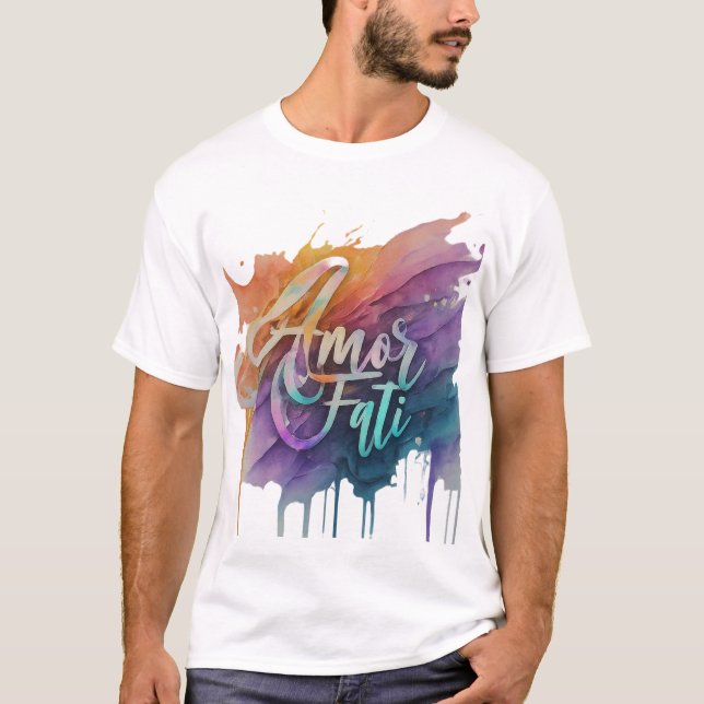 Diseño de camisetas "Amor Fati". (Anverso)