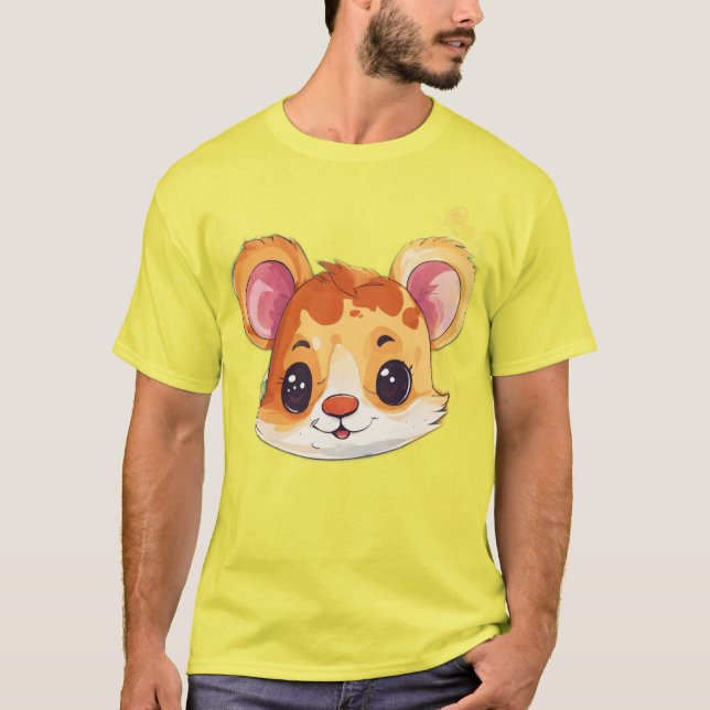 Diseño de camisetas animales para niños juguetones (Anverso)