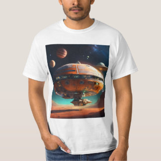 Diseño de camisetas astronautas que desafían la gr