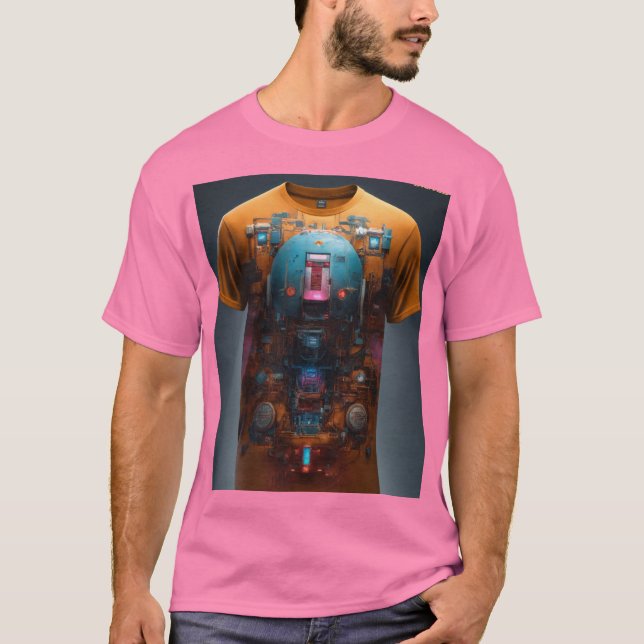 Diseño de camisetas astronautas que desafían la gr (Anverso)