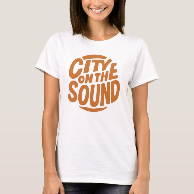 Diseño de camisetas City On The Sound, nuevas pren (Anverso)