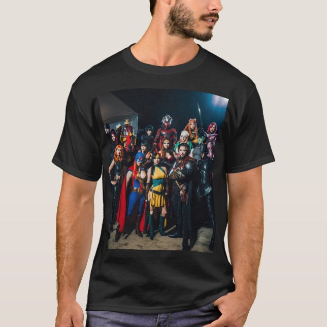 Diseño De Camisetas Colectivas Comic Con (Anverso)