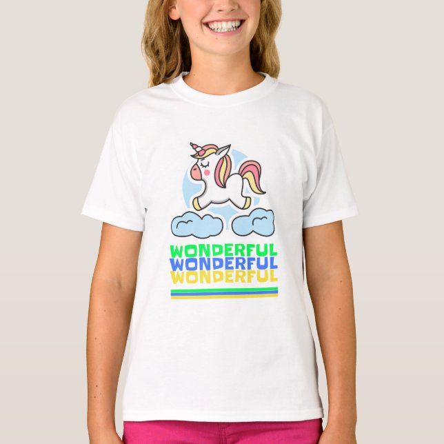 Diseño de camisetas coloridas para niños (Anverso)