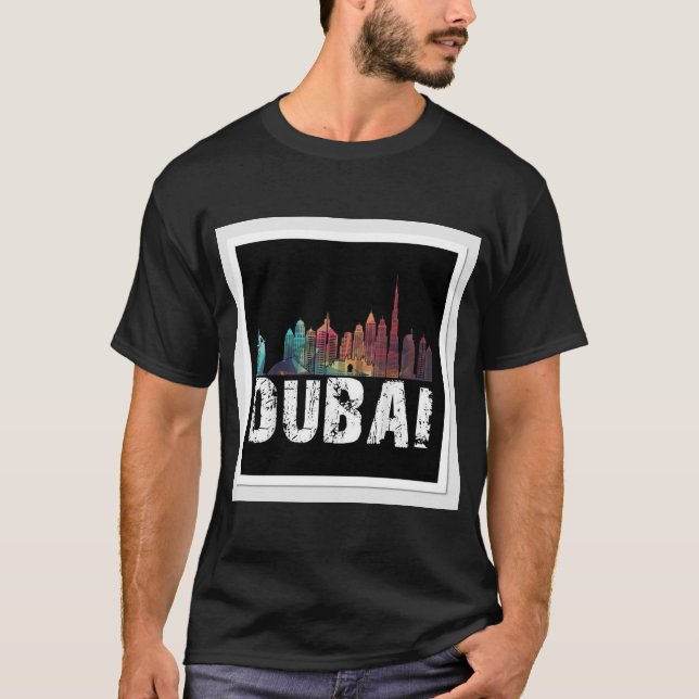Diseño de camisetas con "Dubai" (Anverso)