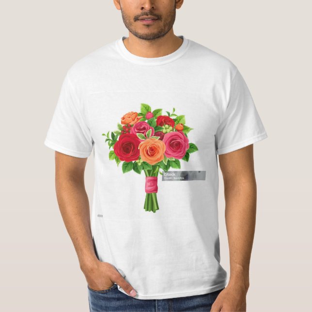 Diseño de camisetas con el Bloom Bouquet" (Anverso)