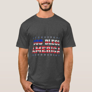 diseño de camisetas con el texto "Dios bendiga a E