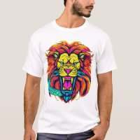 diseño de camisetas con logotipo de león